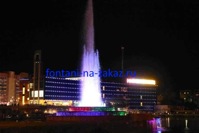 фонтан с подсветкой